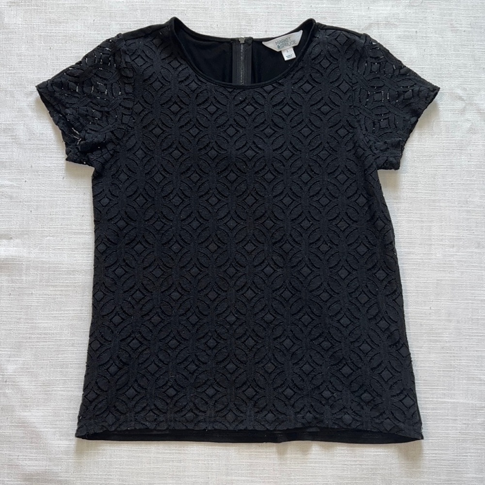 Market & Spruce Hans Crochet Front Mixed Material Shop